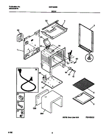 04 - Body parts for Frigidaire Range GGF322BBDB from AppliancePartsPros.com