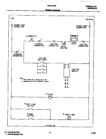 07 - Wiring Diagram parts for Frigidaire Range GGF322BBWB from AppliancePartsPros.com