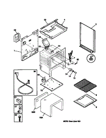 04 - Body parts for Frigidaire Range GGF322BBWC from AppliancePartsPros.com