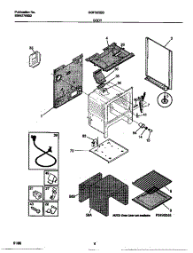 04 - Body parts for Frigidaire Range GGF325BBWD from AppliancePartsPros.com