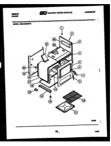 05 - Body Parts parts for Frigidaire Range CGB1M2WSTC from AppliancePartsPros.com