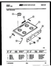 03 - Cooktop Parts parts for Frigidaire Range CGC1M1WXC from AppliancePartsPros.com