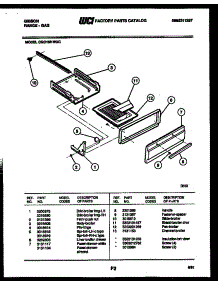 05 - Broiler Drawer Parts parts for Frigidaire Range CGC1M1WXC from AppliancePartsPros.com