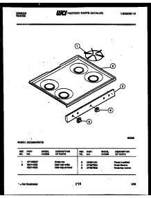 03 - Cooktop Parts parts for Frigidaire Range CGC2M4WSTB from AppliancePartsPros.com