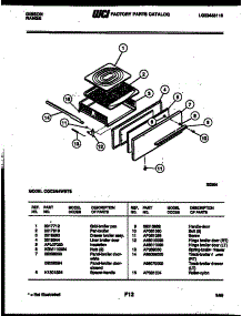 05 - Broiler Drawer Parts parts for Frigidaire Range CGC2M4WSTB from AppliancePartsPros.com