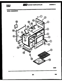 07 - Body Parts parts for Frigidaire Range CGC2M4WSTB from AppliancePartsPros.com