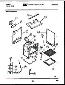 07 - Body Parts parts for Frigidaire Range CGC2M5WXC from AppliancePartsPros.com