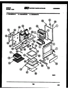 06 - Body Parts parts for Frigidaire Range CGC3S5WUTA from AppliancePartsPros.com