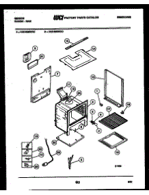 07 - Body Parts parts for Frigidaire Range CGC4M6WXC from AppliancePartsPros.com