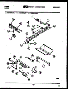 04 - Burner Parts parts for Frigidaire Range CGC4S7WUTB from AppliancePartsPros.com