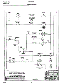 06 - Wiring Diagram parts for Frigidaire Range GEF354BBDC from AppliancePartsPros.com