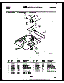 08 - Burner Box Parts parts for Frigidaire Range CGC4S7WUTB from AppliancePartsPros.com