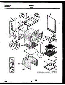 03 - Body Parts parts for Frigidaire Range GES300PAWA from AppliancePartsPros.com