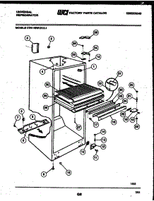 03 - Cabinet Parts parts for Frigidaire Refrigerator CTN110WKL1 from AppliancePartsPros.com