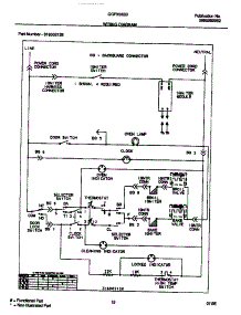08 - Wiring Diagram parts for Frigidaire Range GGF356BBDB from AppliancePartsPros.com