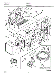 10 - Ice Maker parts for Frigidaire Refrigerator GRS20ZRHD1 from AppliancePartsPros.com