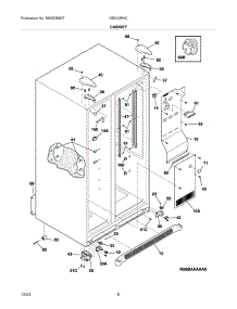 07 - Cabinet parts for Gibson Refrigerator GRS23R4CQ3 from AppliancePartsPros.com