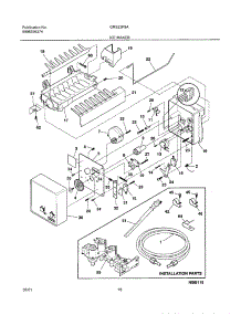 19 - Ice Maker parts for Gibson Refrigerator GRS23F5AQ0 from AppliancePartsPros.com