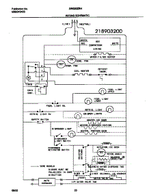 11 - Wiring Schematic parts for Frigidaire Refrigerator GRS20ZRHW7 from AppliancePartsPros.com
