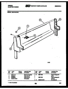 07 - Body parts for Frigidaire Range CEC1M1WXC from AppliancePartsPros.com