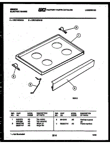03 - Cooktop Parts parts for Frigidaire Range CEC1M2WXA from AppliancePartsPros.com