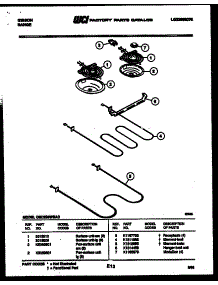 05 - Broiler Parts parts for Frigidaire Range CEC2S5WSAC from AppliancePartsPros.com