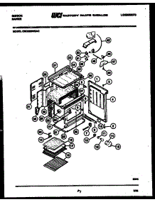 07 - Body Parts parts for Frigidaire Range CEC2S5WSAC from AppliancePartsPros.com