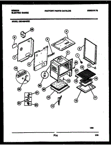 04 - Body Parts parts for Frigidaire Range CEC4M4WXE from AppliancePartsPros.com
