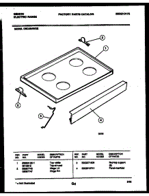 07 - Cooktop Parts parts for Frigidaire Range CEC4M4WXE from AppliancePartsPros.com