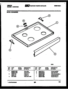 04 - Cooktop Parts parts for Frigidaire Range CEC4M6WXC from AppliancePartsPros.com
