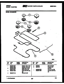 05 - Broiler Parts parts for Frigidaire Range CEC4M6WXC from AppliancePartsPros.com