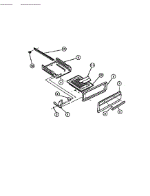 05 - Broiler Drawer parts for Frigidaire Range CGC1M1DXC from AppliancePartsPros.com