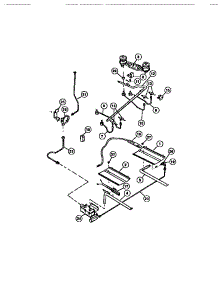 04 - Burners parts for Frigidaire Range CGC3S5DXE from AppliancePartsPros.com