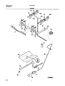 05 - Burner parts for Gibson Range GGF316BSA from AppliancePartsPros.com