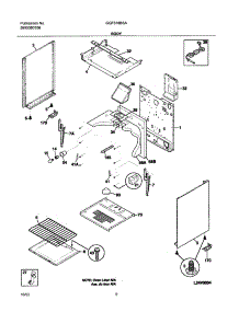 07 - Body parts for Gibson Range GGF316BSA from AppliancePartsPros.com