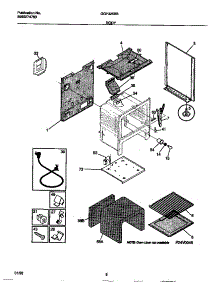 04 - Body parts for Frigidaire Range GGF325BBDC from AppliancePartsPros.com