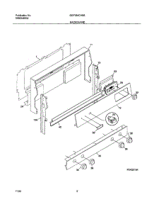 03 - Backguard parts for Gibson Range GGF354CHSE from AppliancePartsPros.com