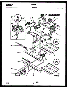 03 - Burner Parts parts for Frigidaire Range GGF356BAWA from AppliancePartsPros.com