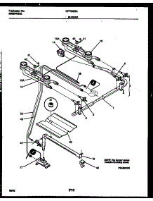 03 - Burner Parts parts for Frigidaire Range GPF302SAWA from AppliancePartsPros.com