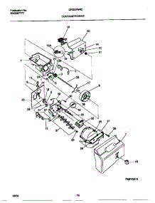 09 - Container / Drive parts for Frigidaire Refrigerator GRS22WNCW4 from AppliancePartsPros.com
