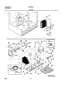 13 - System parts for Gibson Refrigerator GRS26R4CW0 from AppliancePartsPros.com