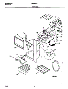 08 - Ice Dispenser parts for Frigidaire Refrigerator GRS26ZRGW2 from AppliancePartsPros.com