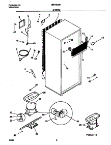 05 - System parts for Frigidaire Refrigerator GRT13CRHZ0 from AppliancePartsPros.com