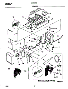 10 - Ice Maker parts for Frigidaire Refrigerator GRS26ZRGW5 from AppliancePartsPros.com
