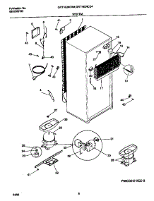 05 - System parts for Frigidaire Refrigerator GRT18QNCD4 from AppliancePartsPros.com