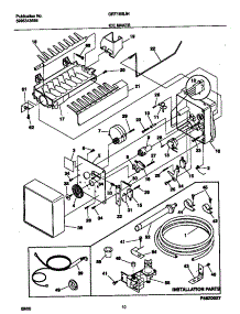 06 - Ice Maker parts for Frigidaire Refrigerator GRT18ISJHW2 from AppliancePartsPros.com