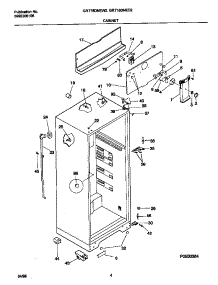 03 - Cabinet parts for Frigidaire Refrigerator GRT18DNED2 from AppliancePartsPros.com
