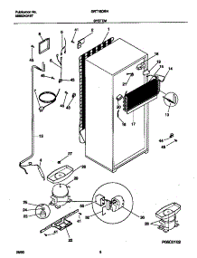 05 - System parts for Frigidaire Refrigerator GRT18DRHW1 from AppliancePartsPros.com