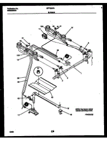 03 - Burner Parts parts for Frigidaire Range GPF300PAWA from AppliancePartsPros.com