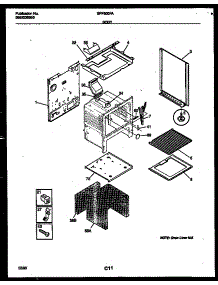 04 - Body Parts parts for Frigidaire Range GPF300PAWA from AppliancePartsPros.com